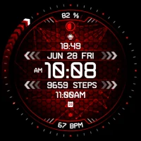 The EXTRACT digital watch face